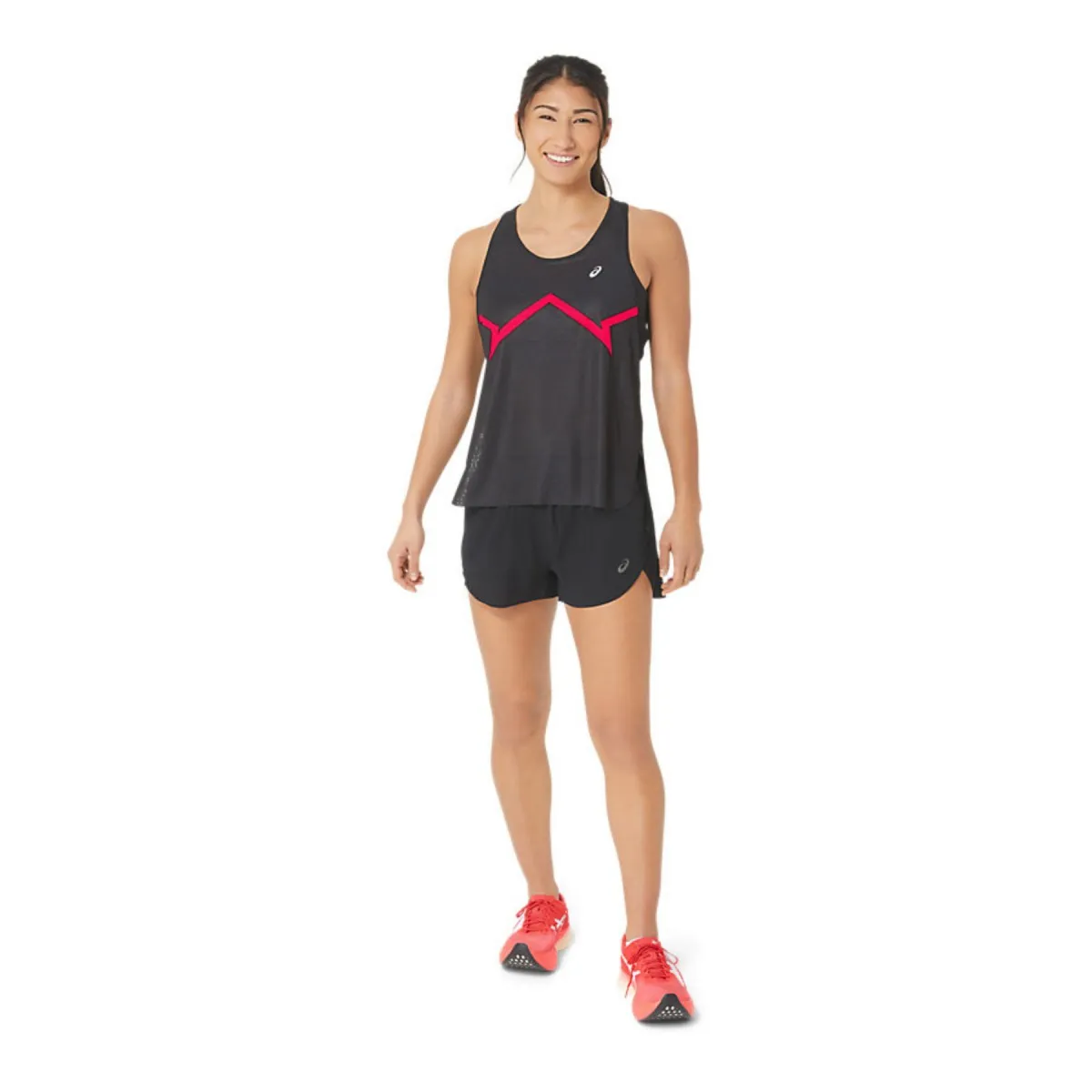 Sleeveless Shirt Asics Ventilate Actibreeze Graphic Tank Black Pink Women's