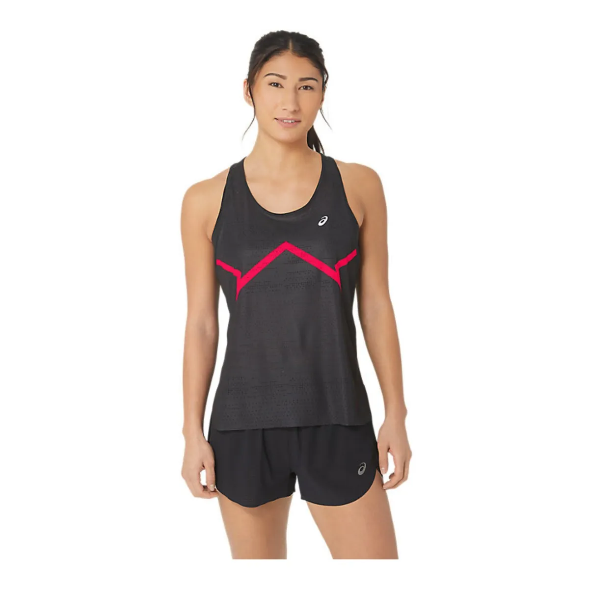 Sleeveless Shirt Asics Ventilate Actibreeze Graphic Tank Black Pink Women's