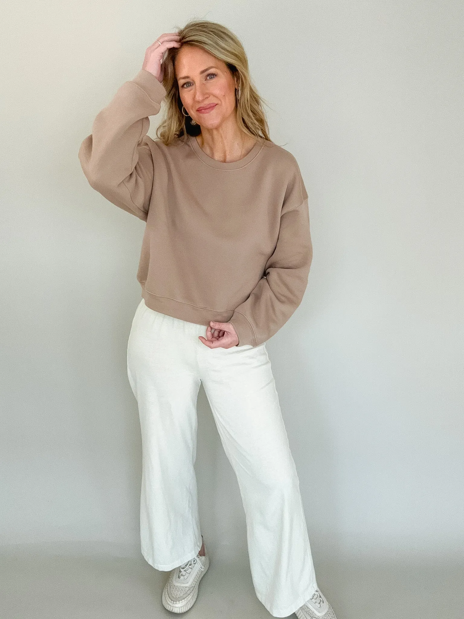 Solid Basic Modern Pullover