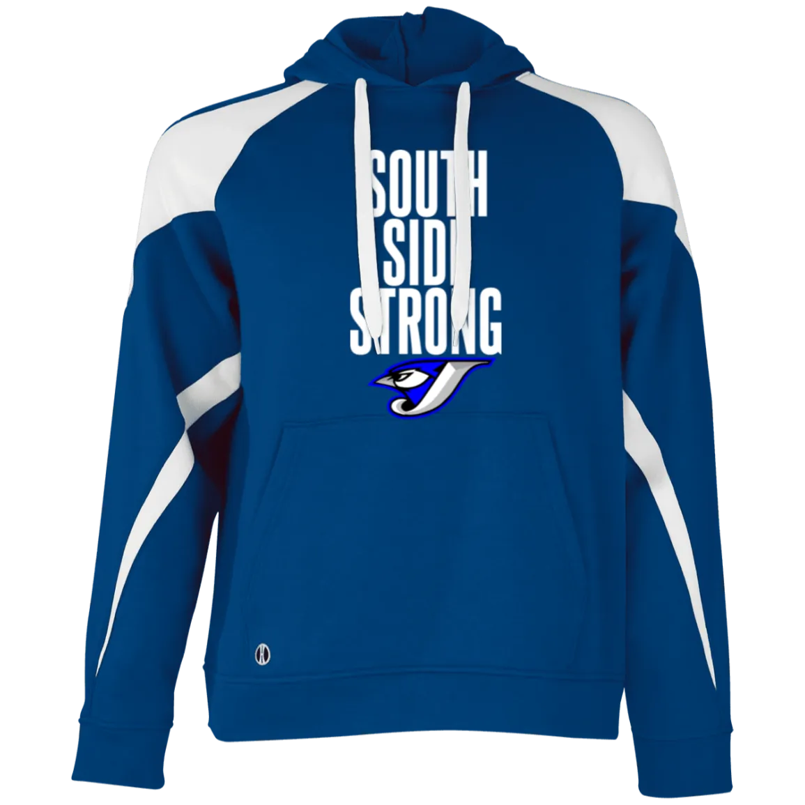 South Side Strong 229546 Athletic Colorblock Fleece Hoodie