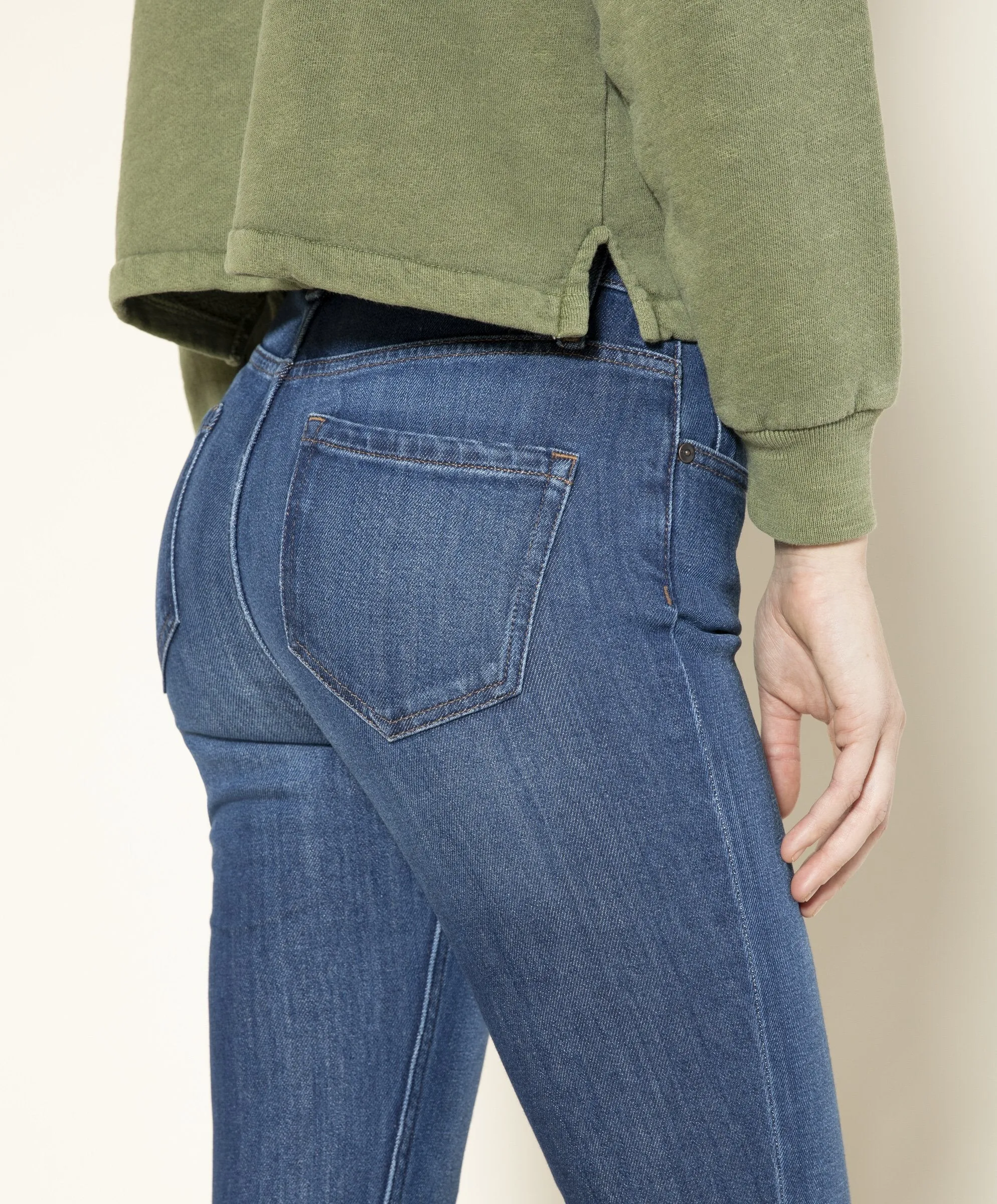 Strand High Rise Skinny Jeans