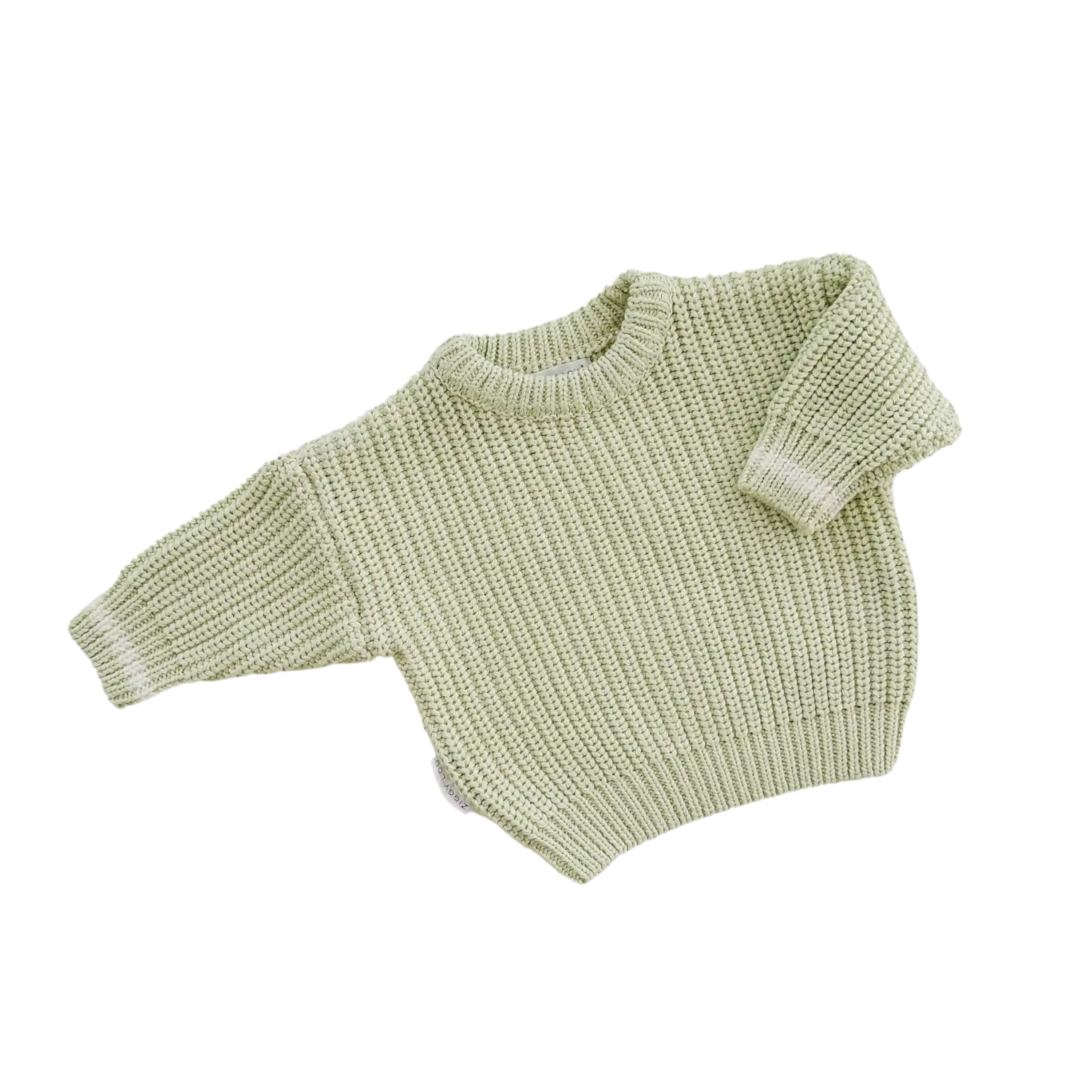 SUPER CHUNKY KNIT JUMPER | LIME