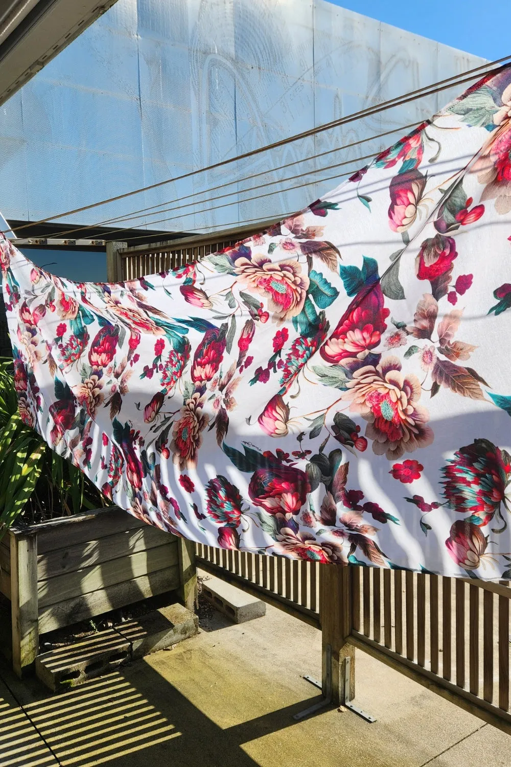 Swim Scarf Wrap - Ataahua Floral