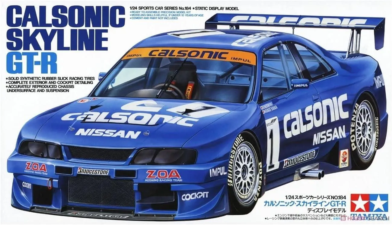 Tamiya 24184 Calsonic Skyline GT-R 1/24 Model Kit