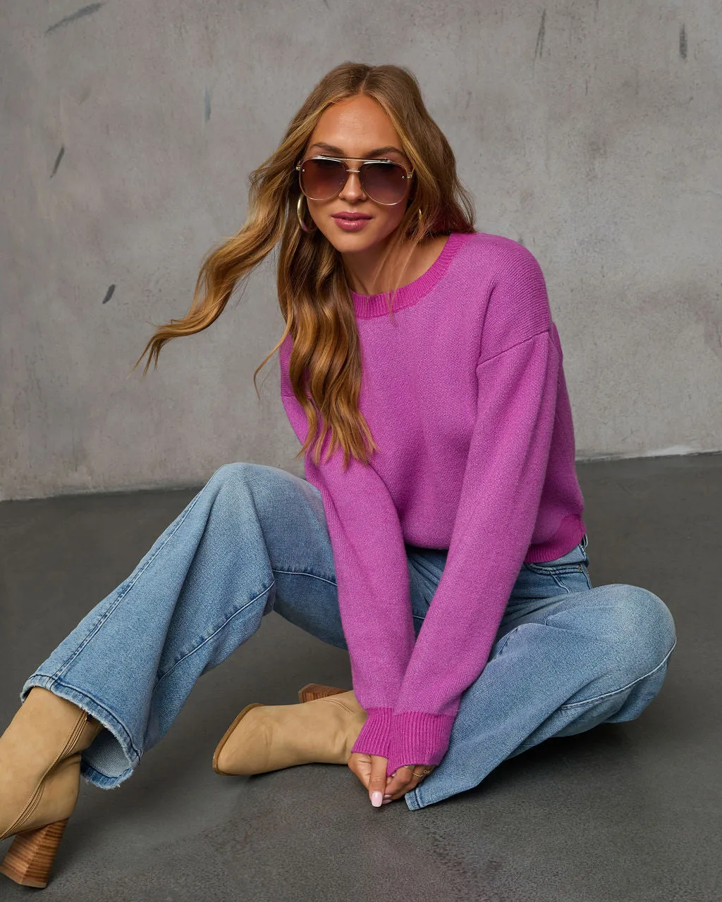 Touch Of Cool Knit Pullover Sweater