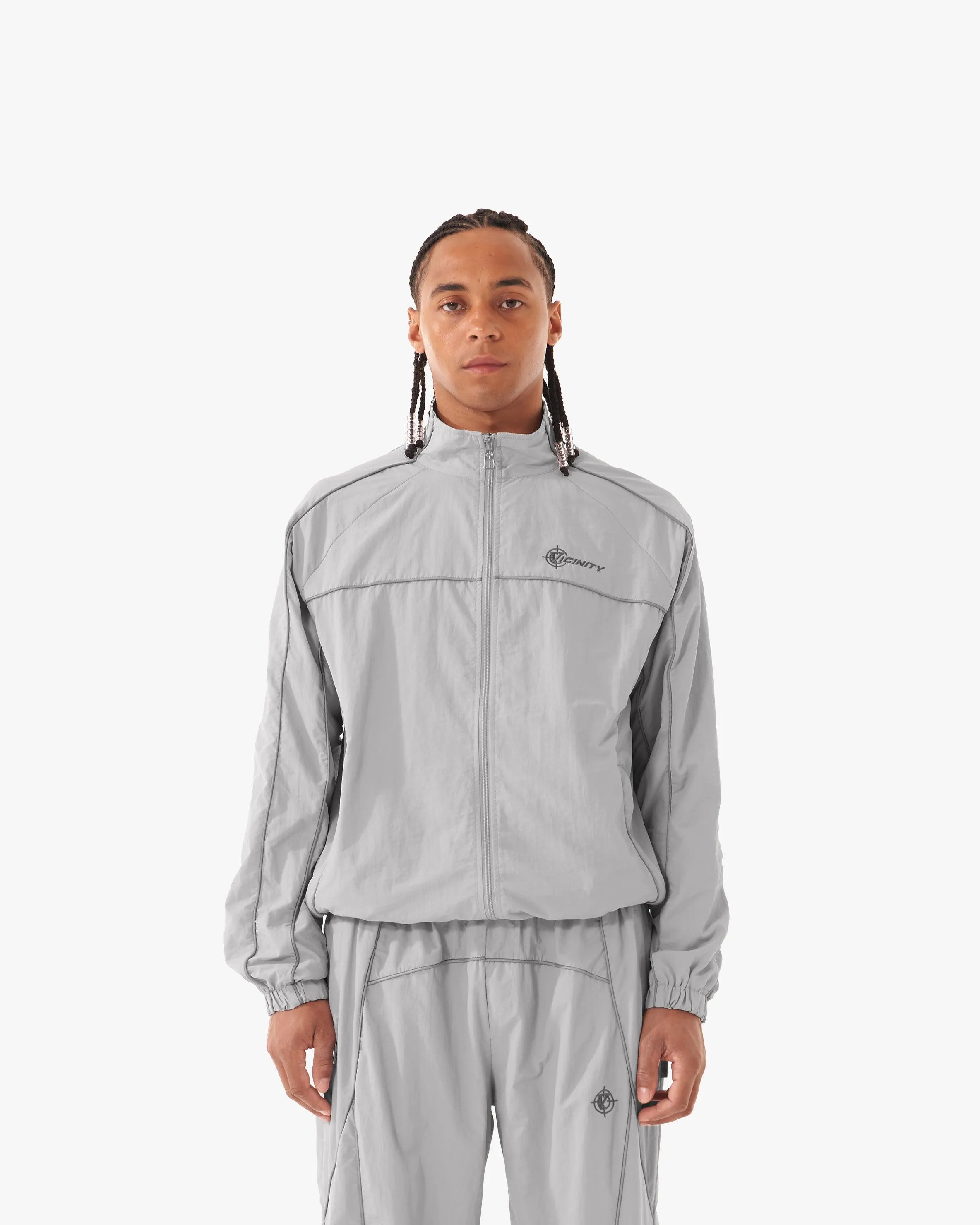 TRACK JACKET GREY