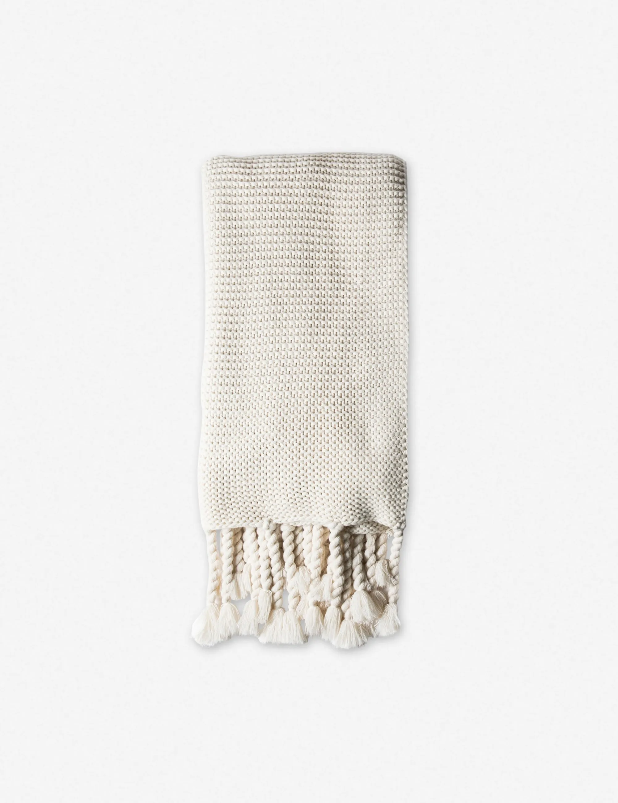 Trestles Chunky Knit Throw by Pom Pom at Home