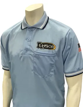 USA300LA - Smitty "Made in USA" - Short Sleeve Baseball Shirt Powder Blue