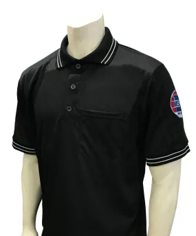 USA300MO - Smitty "Made in USA" - Short Sleeve Baseball Ump Shirt Black