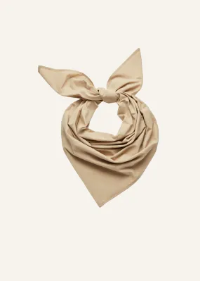 Versatile scarf in light beige