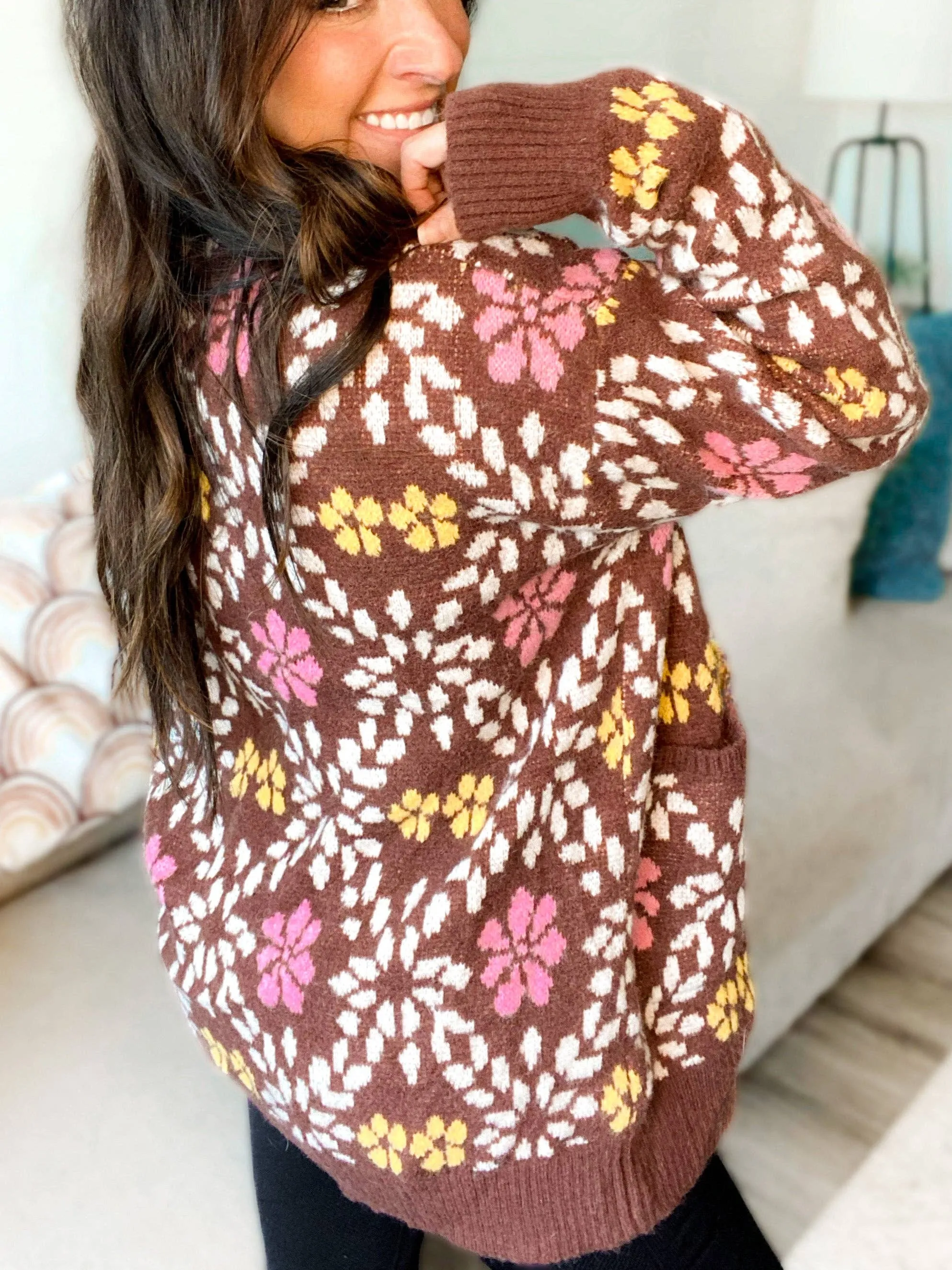 Vintage Floral Cardigan