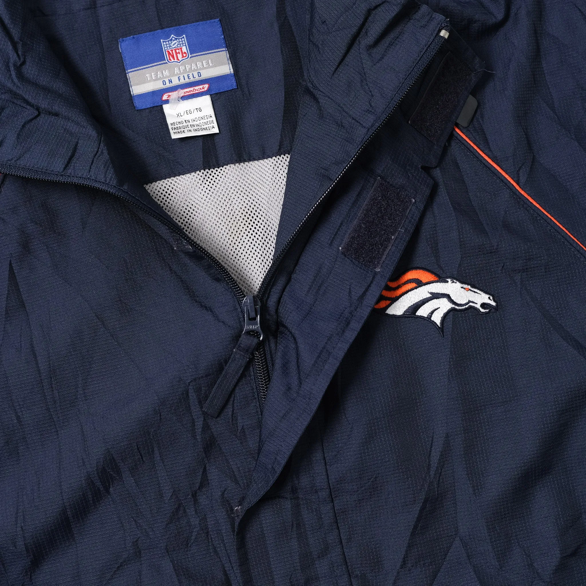 Vintage Reebok Denver Broncos Track Jacket XLarge