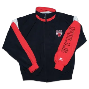 Vintage Starter Chicago Bulls Track Jacket Large