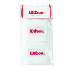 Wilson 2Pack Tennis Wristband - White