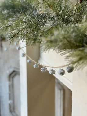 Winter White Bell Garland | 6' | Small