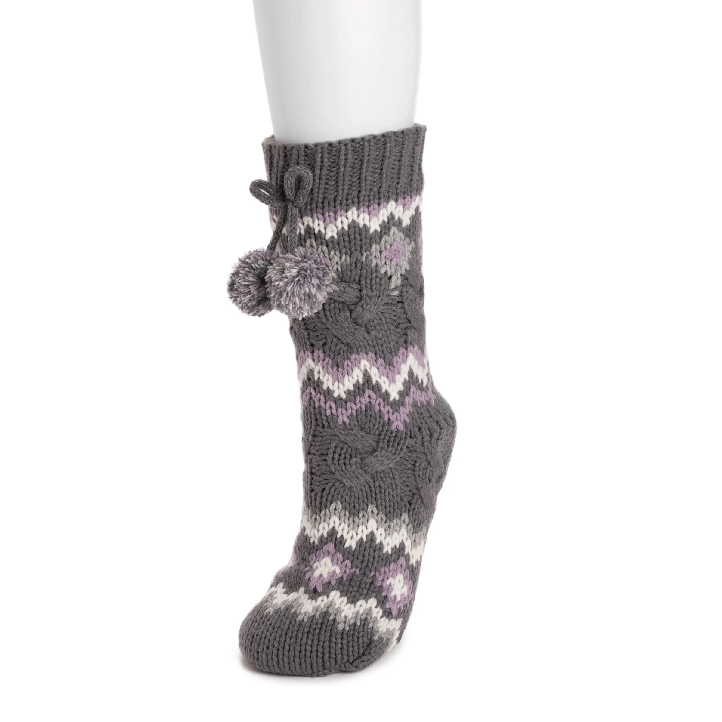 Women's Chunky Cable Knit Cabin Socks