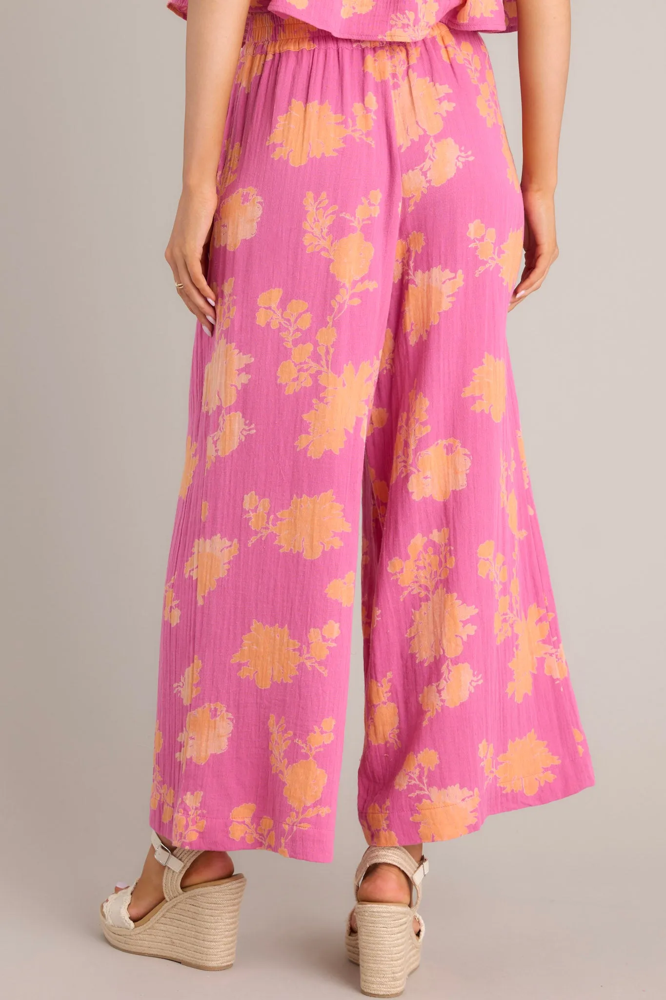 Z-Supply Monte Sunshine Raspberry Sorbet Floral Pants